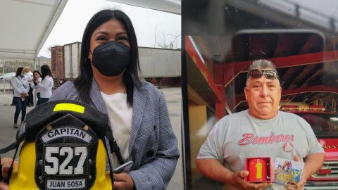 Hija de bombero homenajeado ''mas orgullosa de él que cuando vivía''
