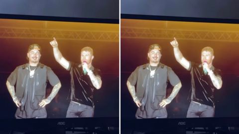 🎥 Canelo Álvarez junto a J Balvin en el cierre del Baja Beach Fest