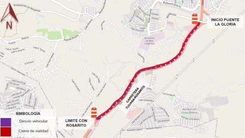 Alertan por obras en carretera libre Tijuana-Rosarito