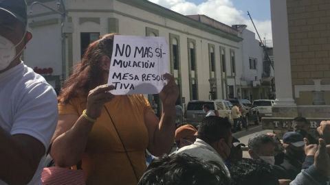 'Sólo nos ofrece diálogo y queremos soluciones': CNTE sobre bloqueo a AMLO