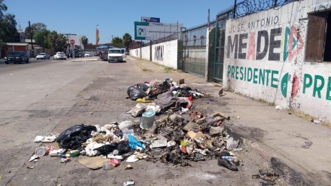 Terrible degradación urbana en zona de El Bordo