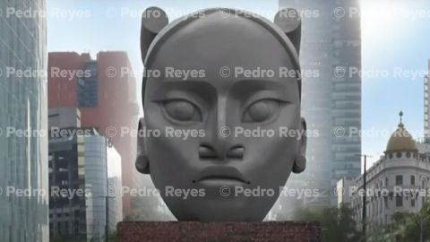 'Tlali', la estatua de mujer olmeca que estará en Paseo de la Reforma