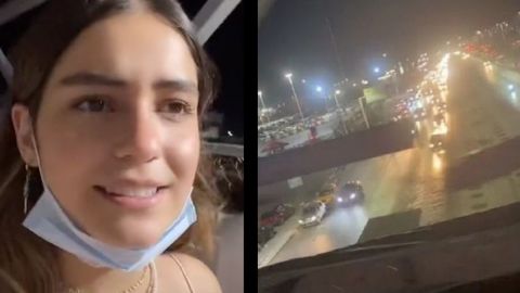 "Muy padre": Tiktoker se hace viral por usar por primera vez un puente peatonal