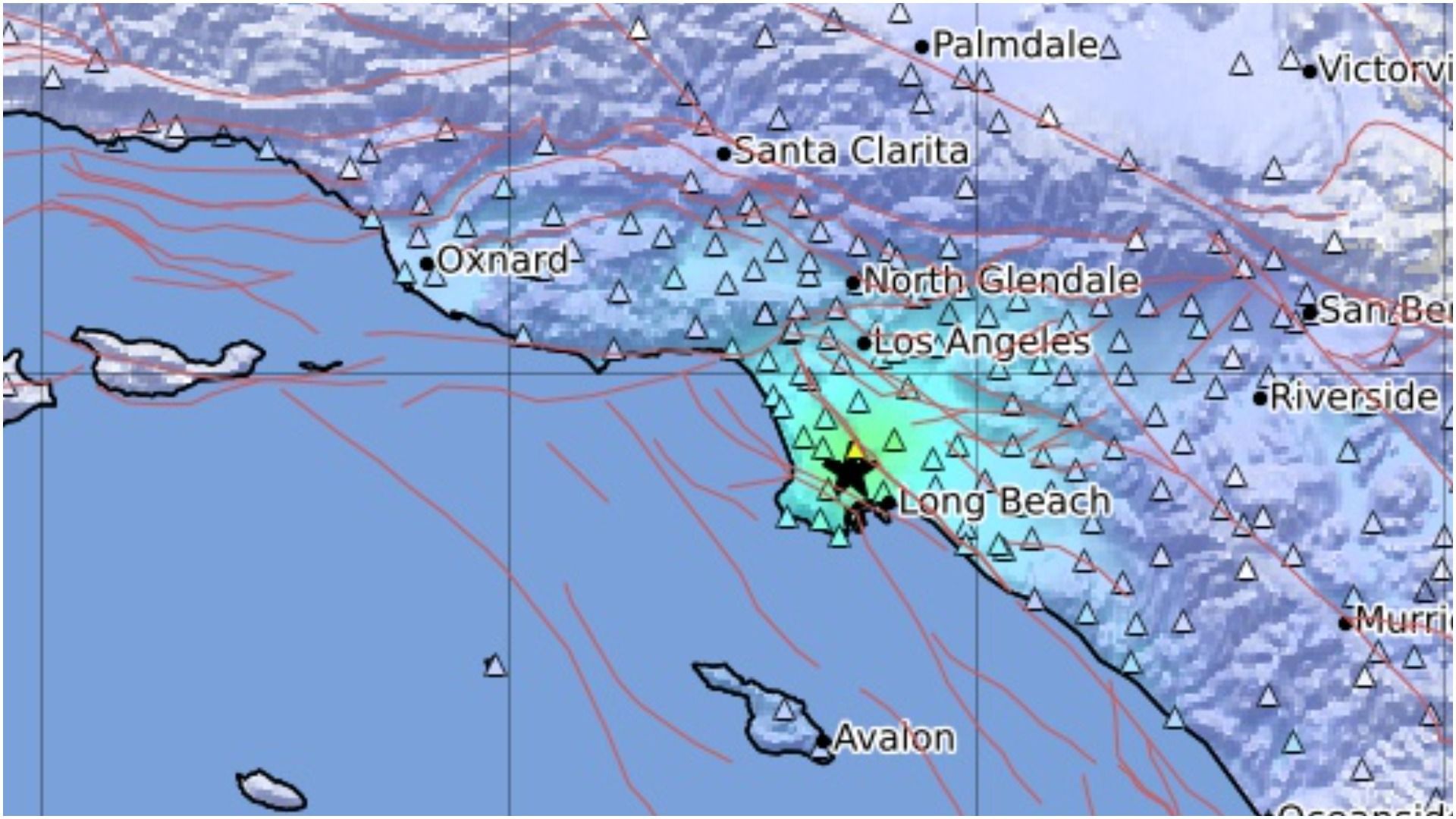 Reportan fuerte sismo en Los Ángeles, California