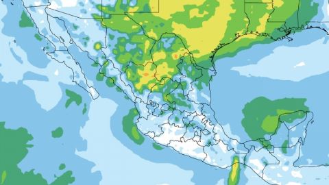 Ingresa primer frente frío a México, habrá lluvias y vientos fuertes en el norte