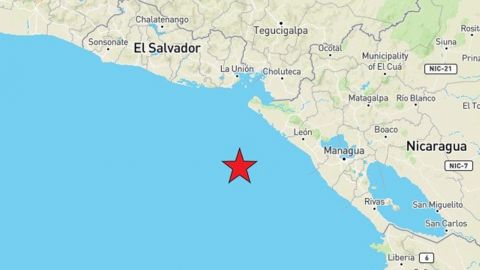 Sismo de 6.2 sacude las costas de Nicaragua esta madrugada