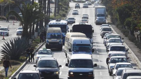 Vuelve el tráfico a Tijuana por medidas de seguridad en las garitas