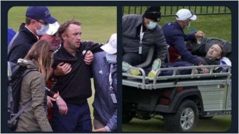 Tom Felton, actor en 'Harry Potter', se desmaya en juego de golf