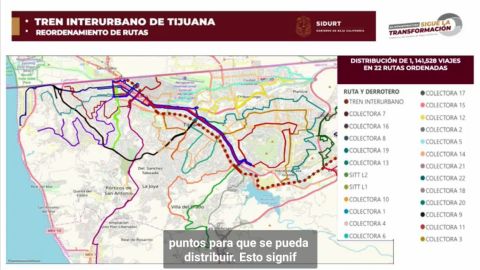 Tráfico podría disminuir en Tijuana hasta 2024 con tren interurbano