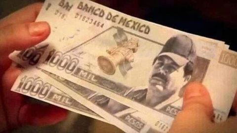 ¿Valdrán mas? Reportan circulación de billetes con la cara de 'El Mayo' Zambada