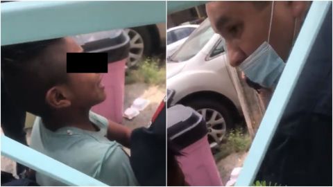 VIDEO: Exhiben a policías burlándose y maltratando a niño en situación de calle