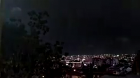Lluvias y relámpagos en esta noche de lunes en Tijuana