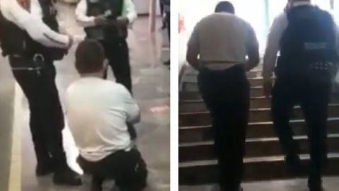 📹 VIDEO: Captan a hombre fingiendo discapacidad para pedir limosna