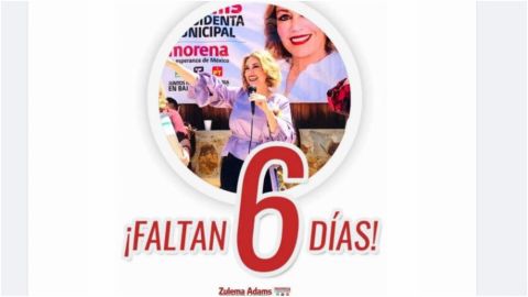 Zulema Adams feliz porque ya se va Jaime Bonilla de la gubernatura