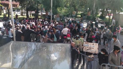 Migrantes en Palacio: Desmienten a Obed Silva, no han atendido a migrante
