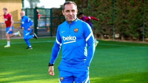 Sergi Barjuan es nuevo entrenador interino del Barcelona