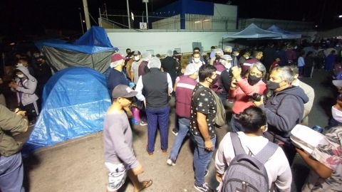 Operativo nocturno en el campamento de El Chaparral es para censar a migrantes