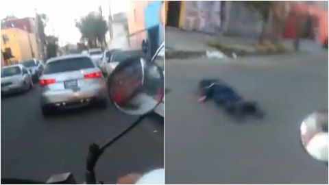 📹 VIDEO: Conductor intenta huir y se lleva a policía sobre el cofre