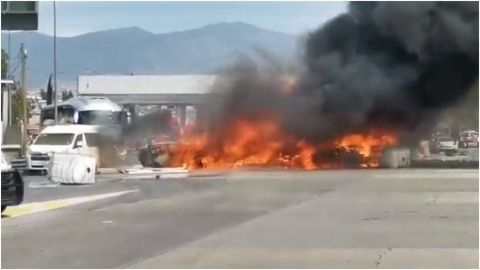 Trágico accidente; carambola en autopista México-Puebla deja 15 muertos
