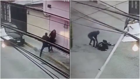 📹 VIDEO: Ladrón arrastra y golpea en el suelo a mujer para robarle bolso