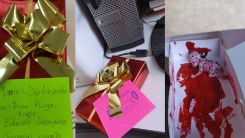 Por despenalización del aborto, envían "regalos" con amenazas a diputados de BC