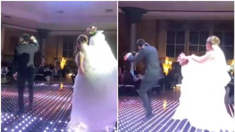 VIDEO: Novios eligen coreografía de TikTok como baile de bodas