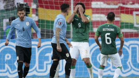 Bolivia golea y pone en aprietos a Uruguay en eliminatoria mundialista