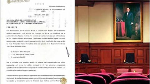 Bátiz, Loretta Ortiz y De Gyvés, nueva terna de AMLO para la Suprema Corte