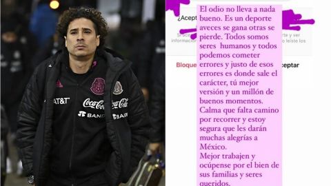 Esposa de Guillermo Ochoa recibe amenazas, tras juego de la Selección Mexicana