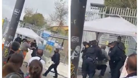 VIDEO: Intenta cruzar a Estados Unidos; lo detienen con un poderoso electroshock