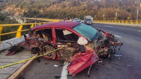 Conductor y su perro mueren tras choque en la carretera México-Toluca