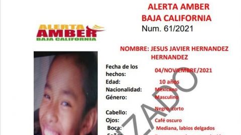 Encontraron con vida a menor desaparecido Jesús Javier Hernández