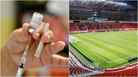 Continúa vacunación a menores de 15 a 17 años en Estadio Caliente