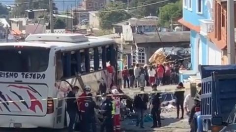 VIDEO: Mueren 19 personas tras accidente de autobús