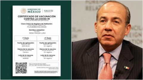 Felipe Calderón acusa que no puede descargar certificado de vacunación anticovid