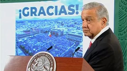 AMLO agradece ''de todo corazón'' a quienes acudieron a su informe en el Zócalo