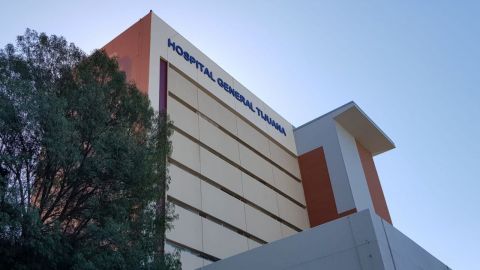 Hombre baleado acude a Hospital General de Tijuana para ser atendido