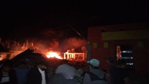 ¡Otra vez! Reportan explosión de polvorín en Puebla
