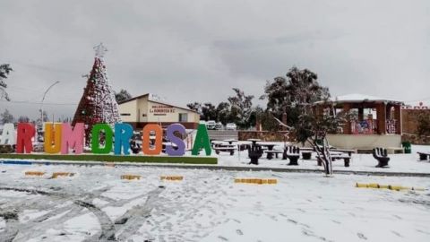 Prevén nevada en zona de la Rumorosa