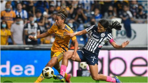 Tigres rescata empate ante Rayadas en la final de ida de la Liga MX Femenil