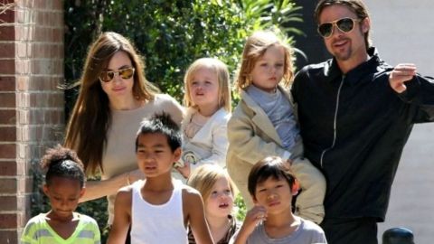 Ellos son todos los hijos de Angelina Jolie y Brad Pitt