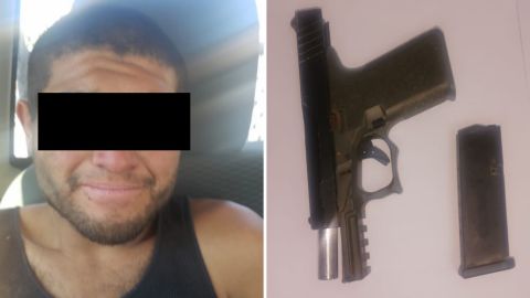 Disparaba pistola cerca de la garita de Otay; fue detenido