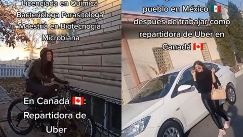 Mexicana con maestría presume su vida ganando como repartidora de Uber en Canadá