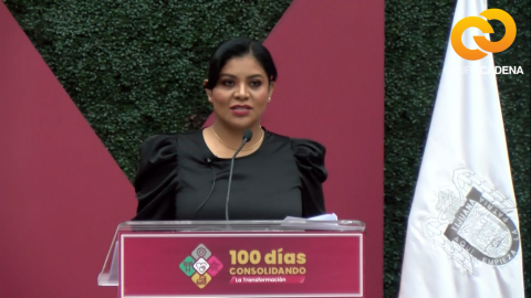 Montserrat Caballero destaca resultados obtenidos en sus 100 días de gobierno