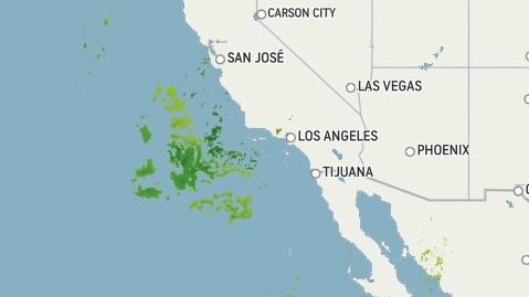 Llueve en Los Ángeles; viene el agua para Tijuana