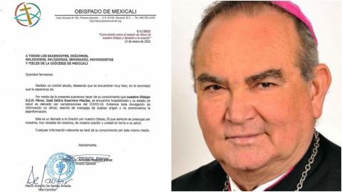 Grave, estado de salud de obispo de Mexicali tras contraer COVID-19