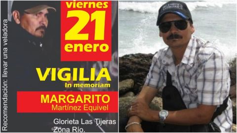 Organizan vigilia en memoria del fotoperiodista Margarito Martínez