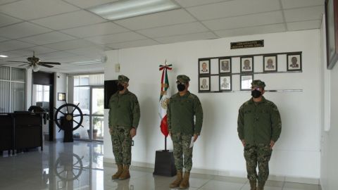 Celebra  Marina Armada de México ''Cambio de Mando de Armas en Ensenada''
