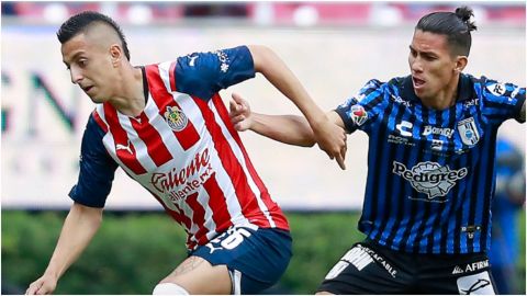 Chivas empató con Querétaro con golazo de Alexis Vega
