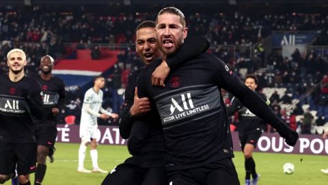 PSG golea al Reims; Sergio Ramos se estrena como goleador